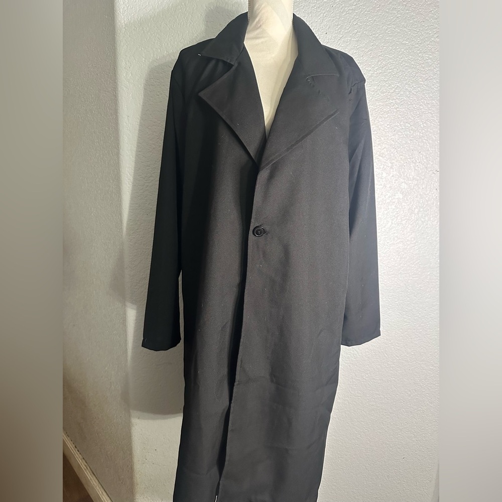 California Costumes Black Trench/Preacher/Ranger/ Gun Slinger Over Coat